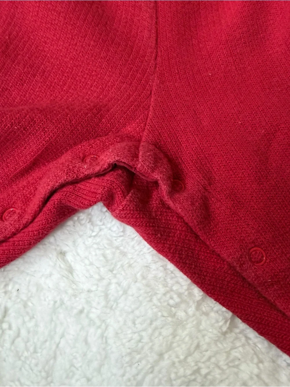 Burberry Baby Girl 12-18m Red Nova Check  Authentic Bear One Piece Rompers